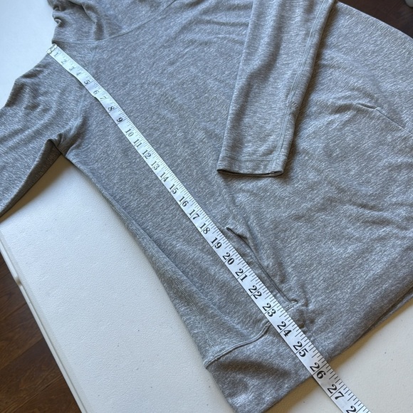 Lululemon Make A Move Long Sleeve Cowl Neck Top Heathered Battleship - Picture 15 of 16